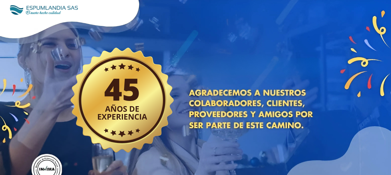 Fábrica moderna de espumas ESPUMLANDIA